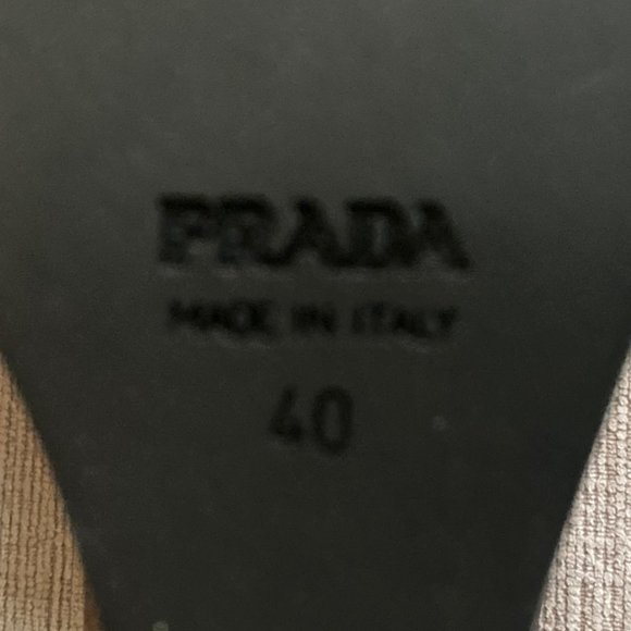 PRADA Damask Pattern Shoes - Dark Wood Wedge - size 40 - Never worn - Picture 7 of 15
